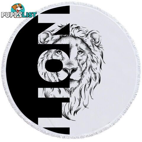 Lion Beach Towel - Towel - 7427046344111