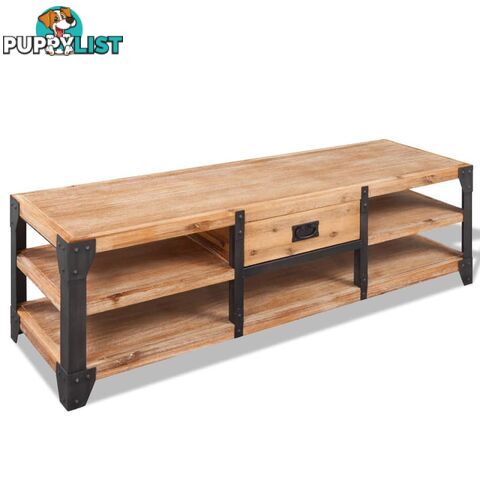 TV Stand Solid Acacia Wood 140 x 40 x 45 Cm - Unbranded - 9476062042288