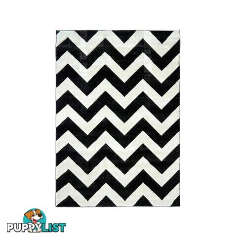 Picasso Chevron B And W Home Rug - Unbranded - 9324373027503