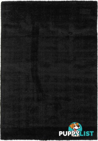 Puffy Soft Shag Black Rug - Unbranded - 7427046303705