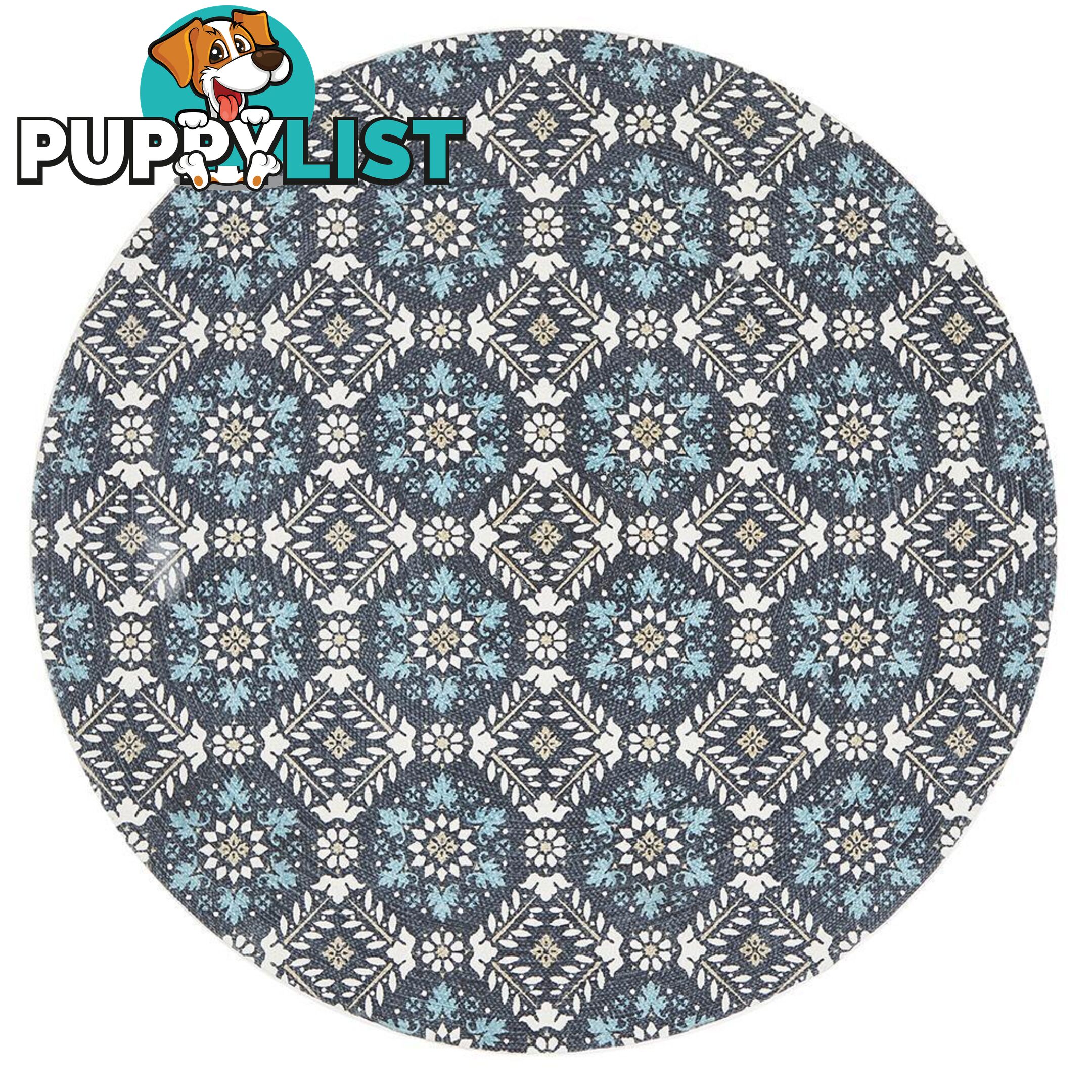 Lunar Mudrit Blue Rug - Unbranded - 9375321853033