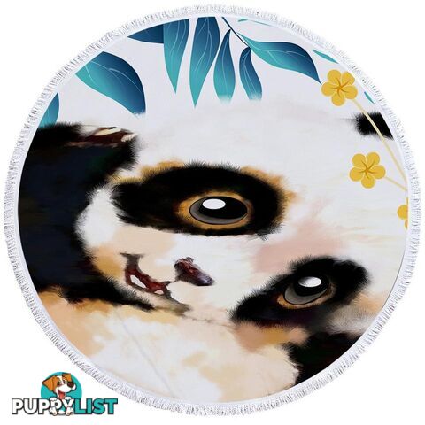 Adorable Out of Focus Panda Beach Towel - Towel - 7427046313063