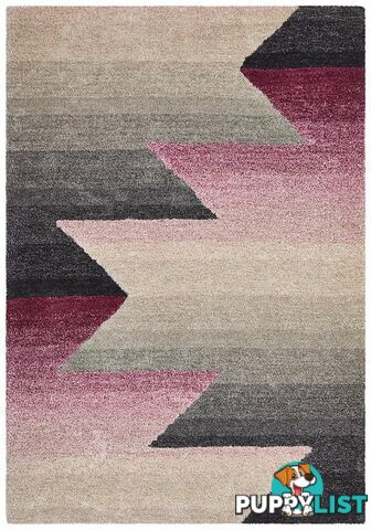 Prism Penny Pink Grey Rug - Unbranded - 9375321832489