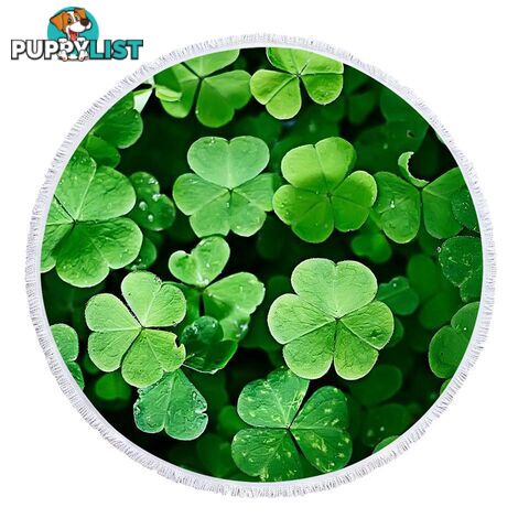 Fresh Clovers Beach Towel - Towel - 7427046341981