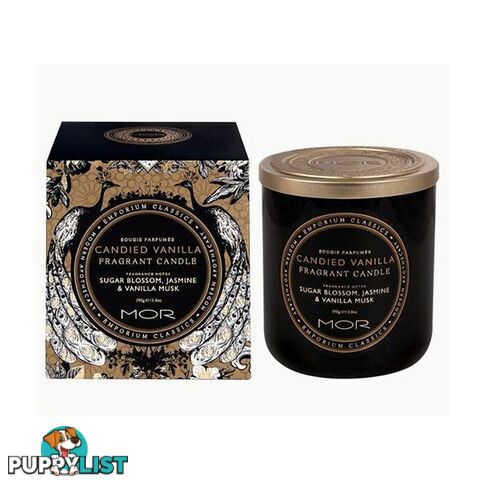 Mor Emporium Classics Fragrant Soy Candle 390G Candied Vanilla - MOR - 7427005864889