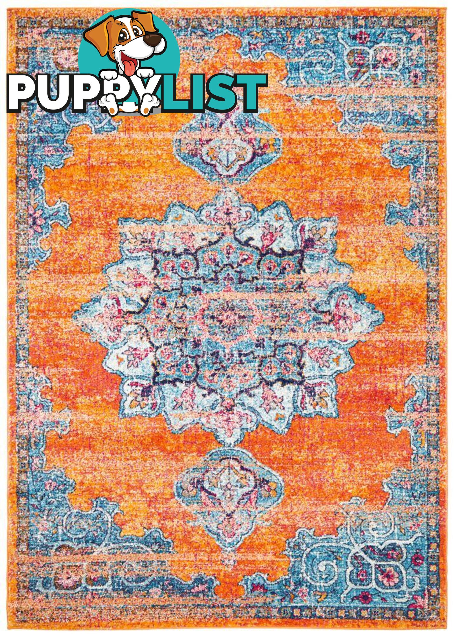 Radiance Mavi Rust Rug - Unbranded - 9375321886796