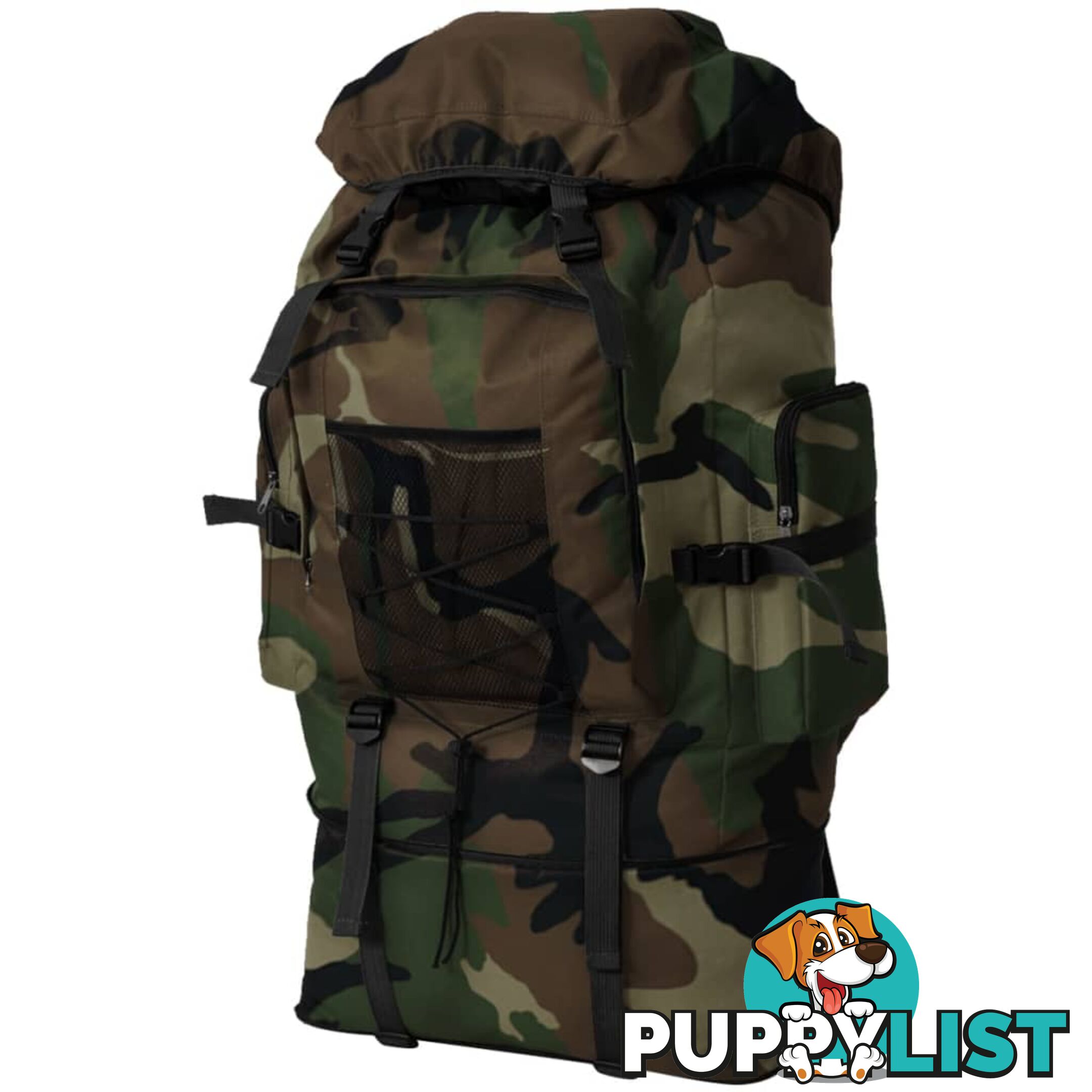 Army-Style Backpack XXL 100 L Camouflage - Unbranded - 9476062038915