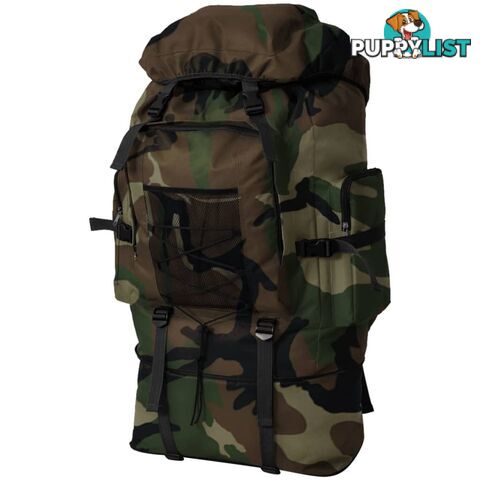 Army-Style Backpack XXL 100 L Camouflage - Unbranded - 9476062038915