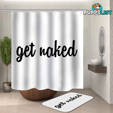 Get Naked Shower Curtain - Curtain - 7427046107051