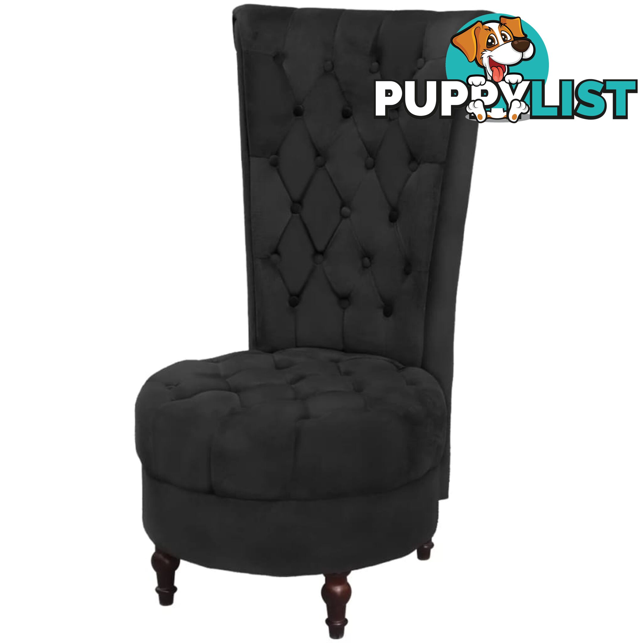 High Back Sofa Chair Black - Unbranded - 9476062041748