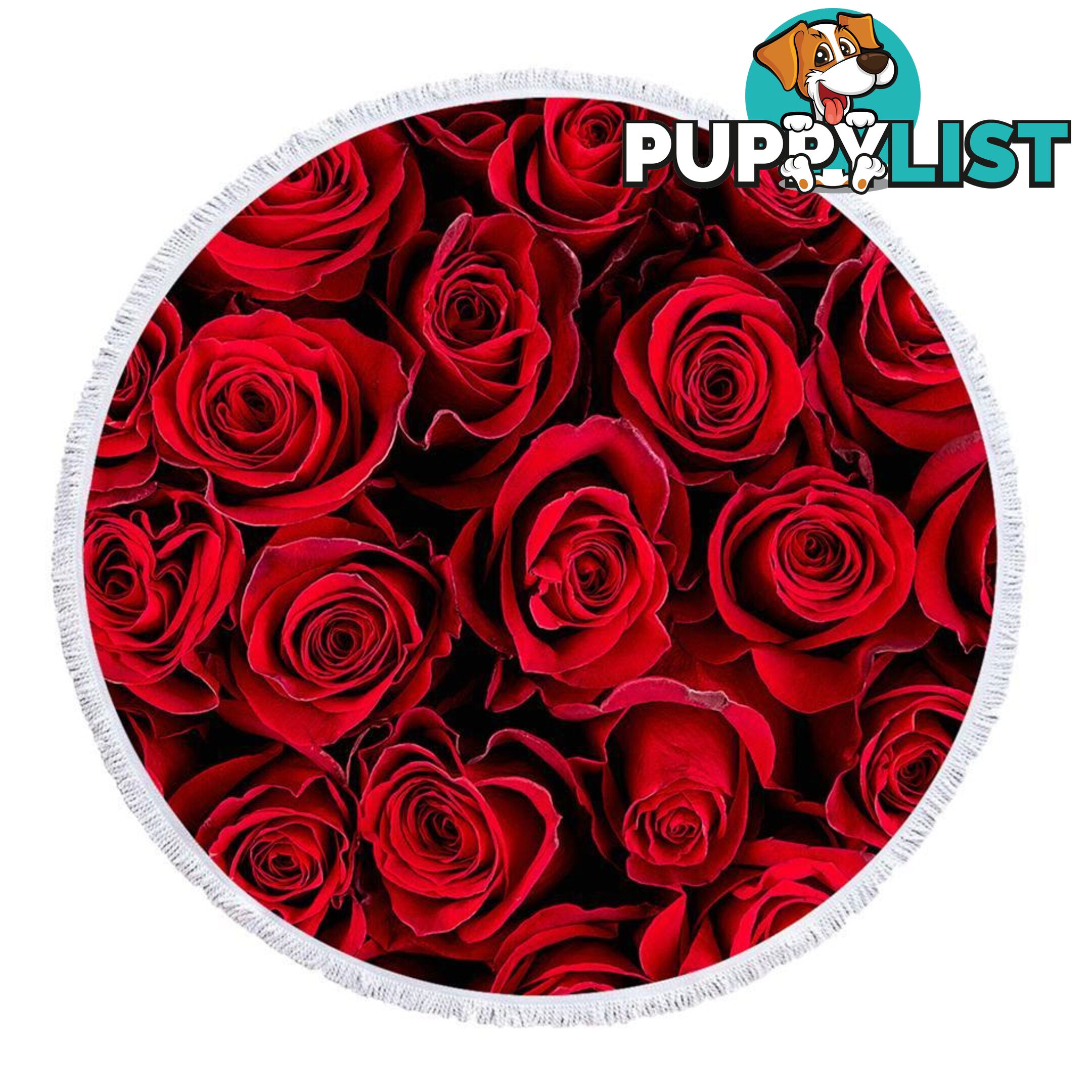 Full of Roses Beach Towel - Towel - 7427046341424