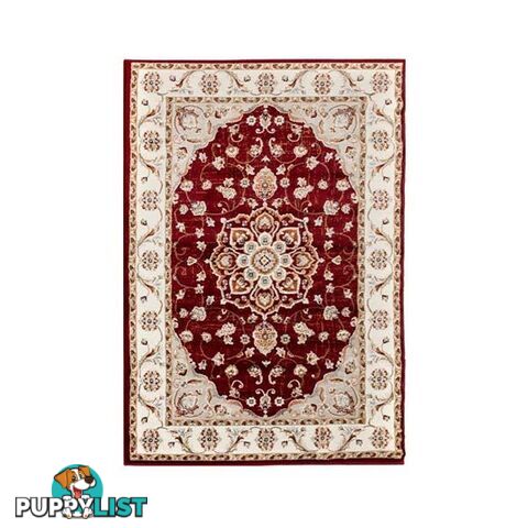 Traditional Raffia Red Rug - Unbranded - 787976628017