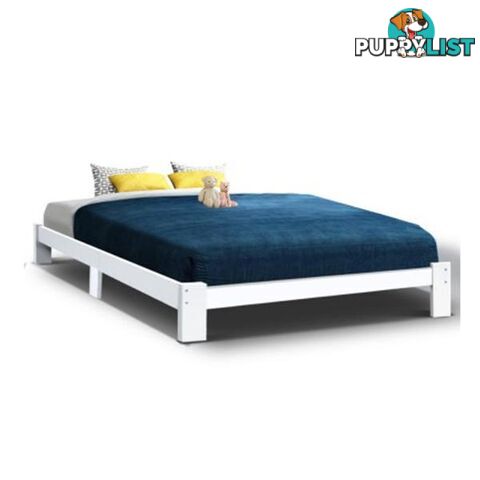 Queen Wooden Bed Base Frame Jade Timber Foundation Mattress Platform - Artiss - 7427046196826