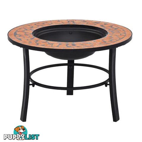 Mosaic Fire Pit 68Cm Ceramic - Unbranded - 8719883733708