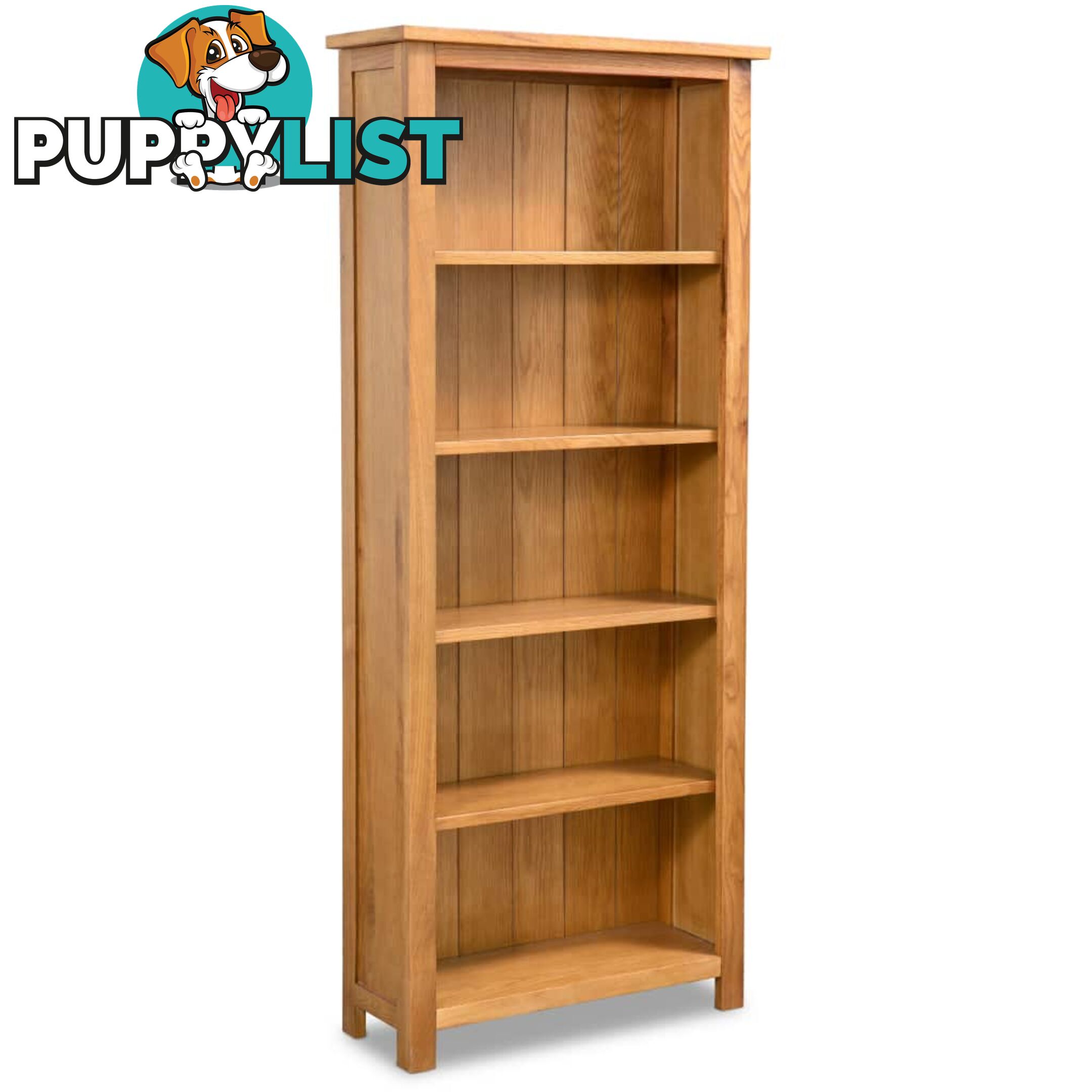 5-Tier Bookcase Oak 60 x 22.5 x 140 Cm - Unbranded - 9476062043049