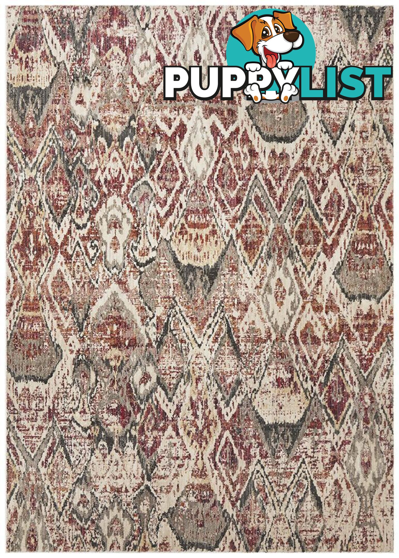 Jezebel Fluid Sunset Modern Rust Rug - Unbranded - 9375321827355