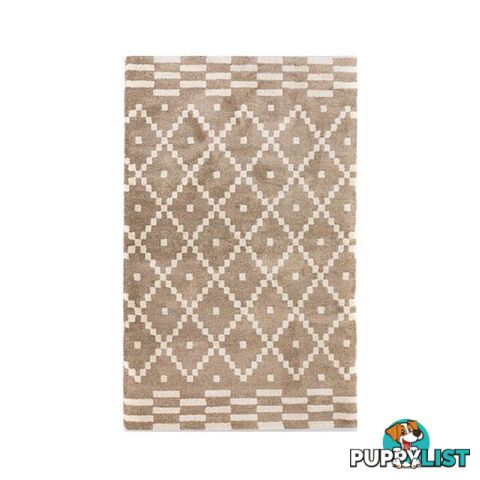 Beige Vogue Polyester Rug - Unbranded - 787976630263