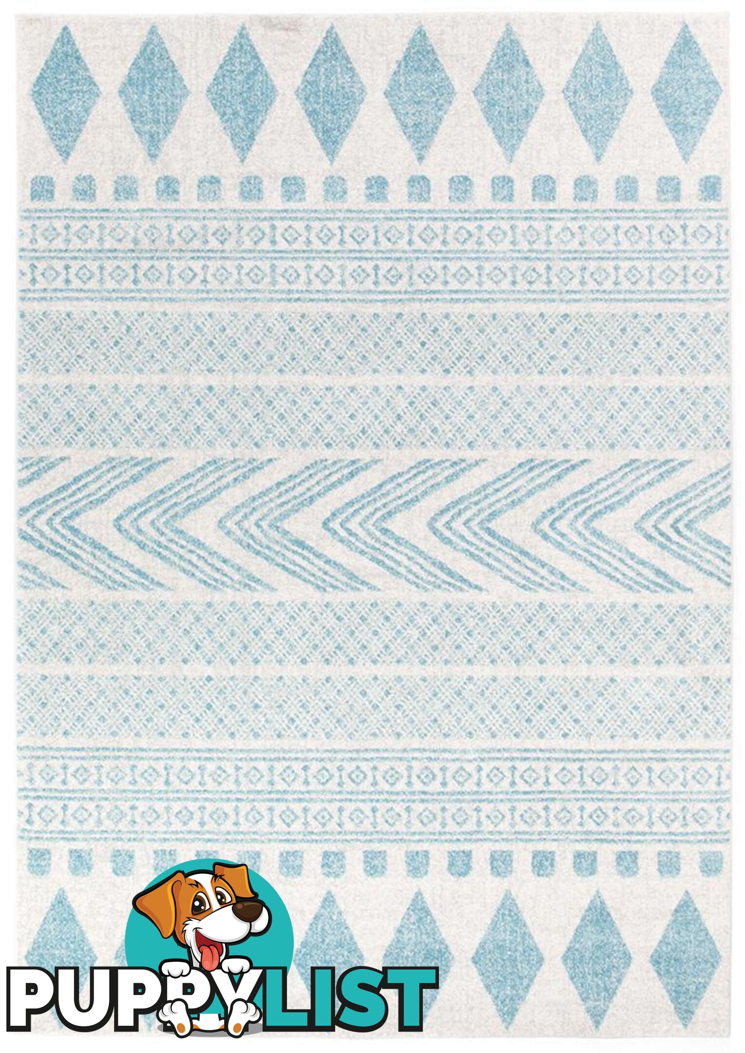 Mirage Adani Sky Blue Rug - Unbranded - 9375321838238