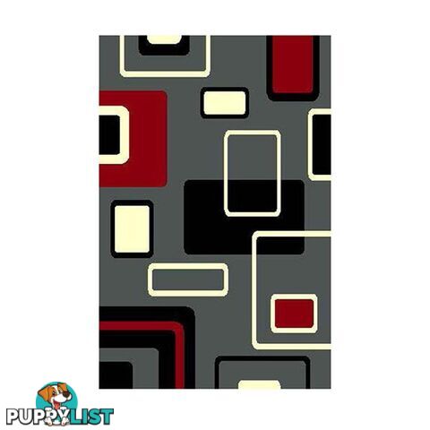 Grey Allure Polypropylene Rug - Unbranded - 9476062121600