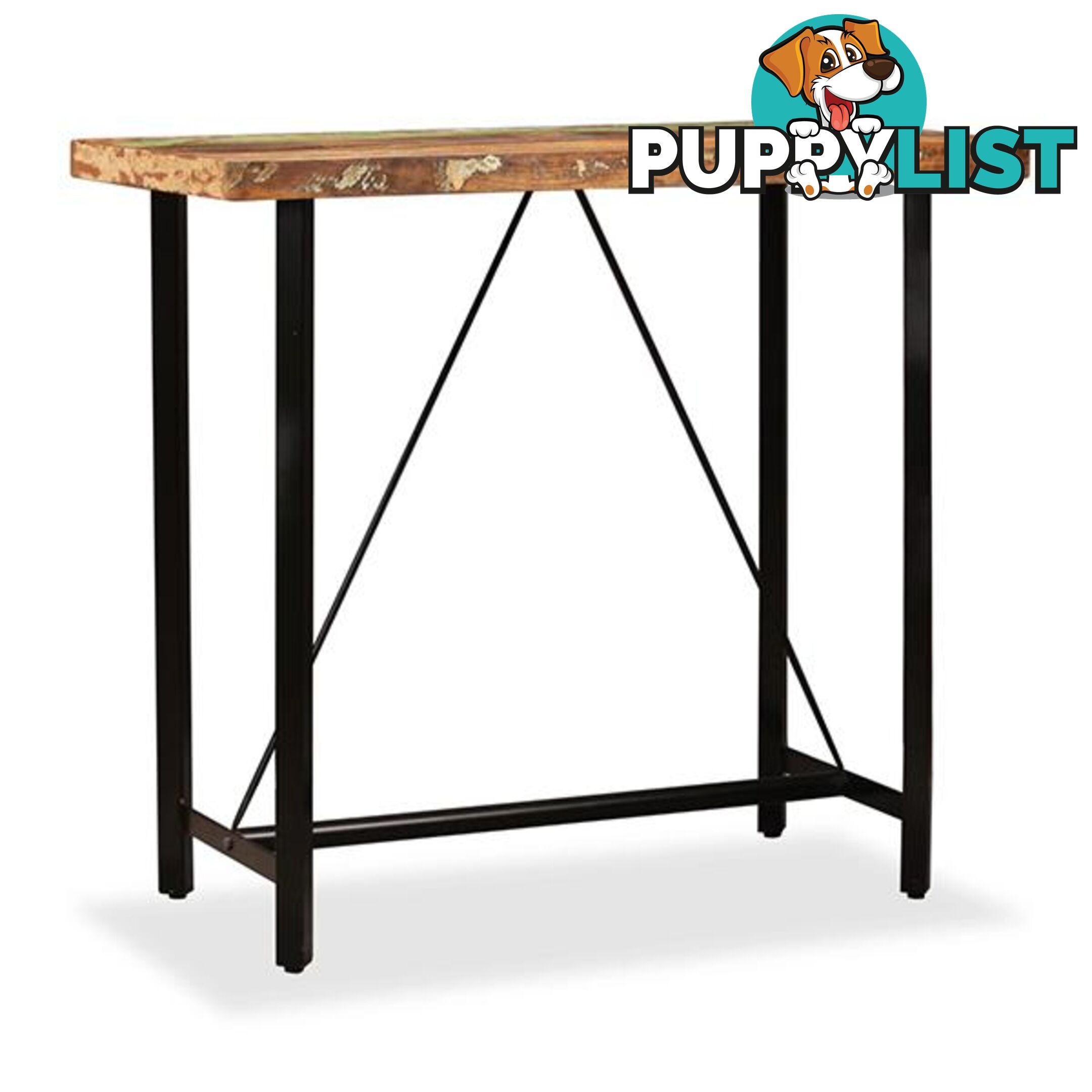 Bar Table Solid Reclaimed Wood - Unbranded - 7427046166621