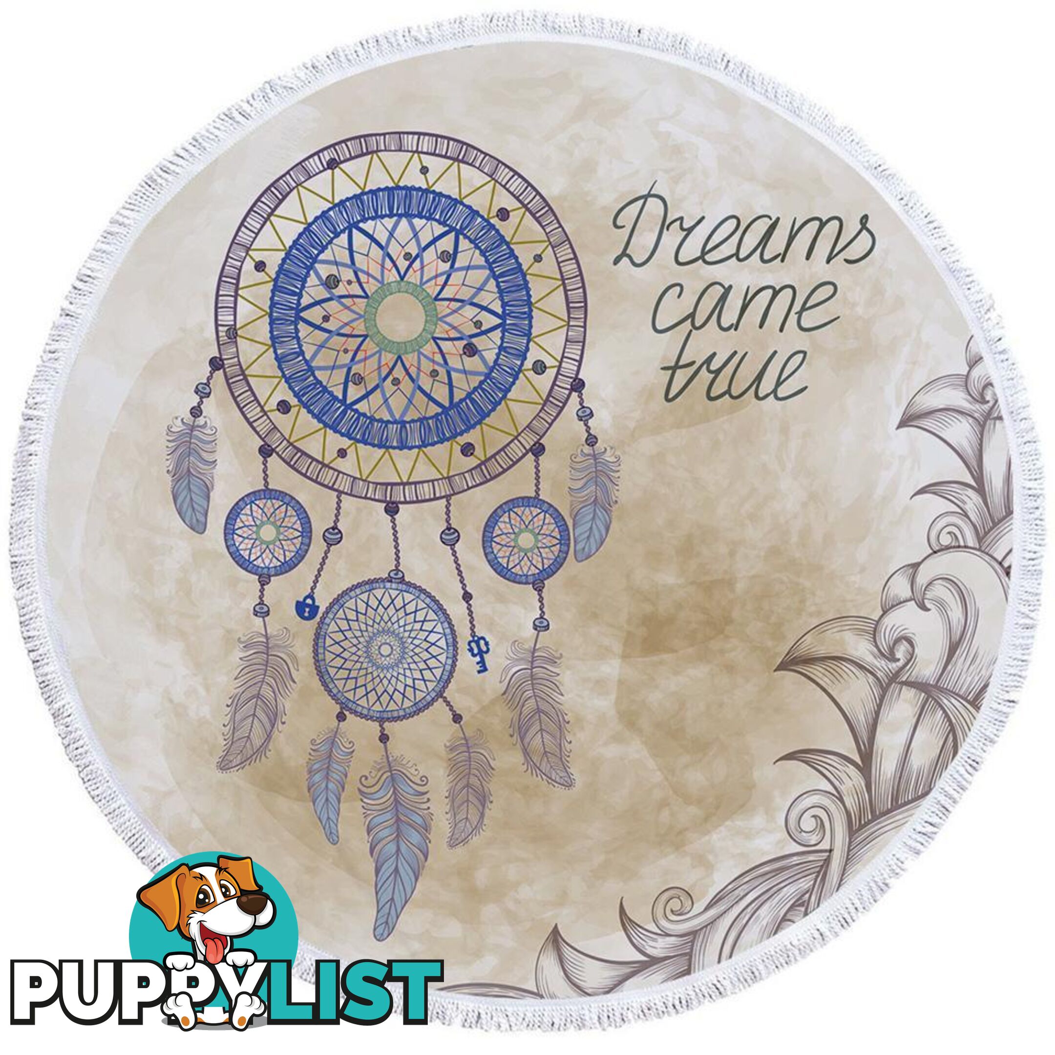 Inspirational Dream Catcher Beach Towel - Towel - 7427046321457