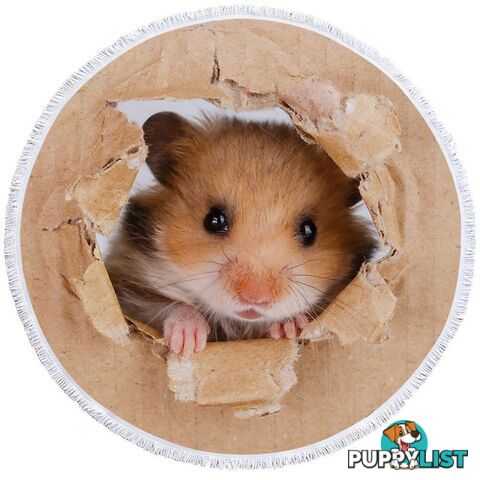 Cute Hamster Beach Towel - Towel - 7427046316453