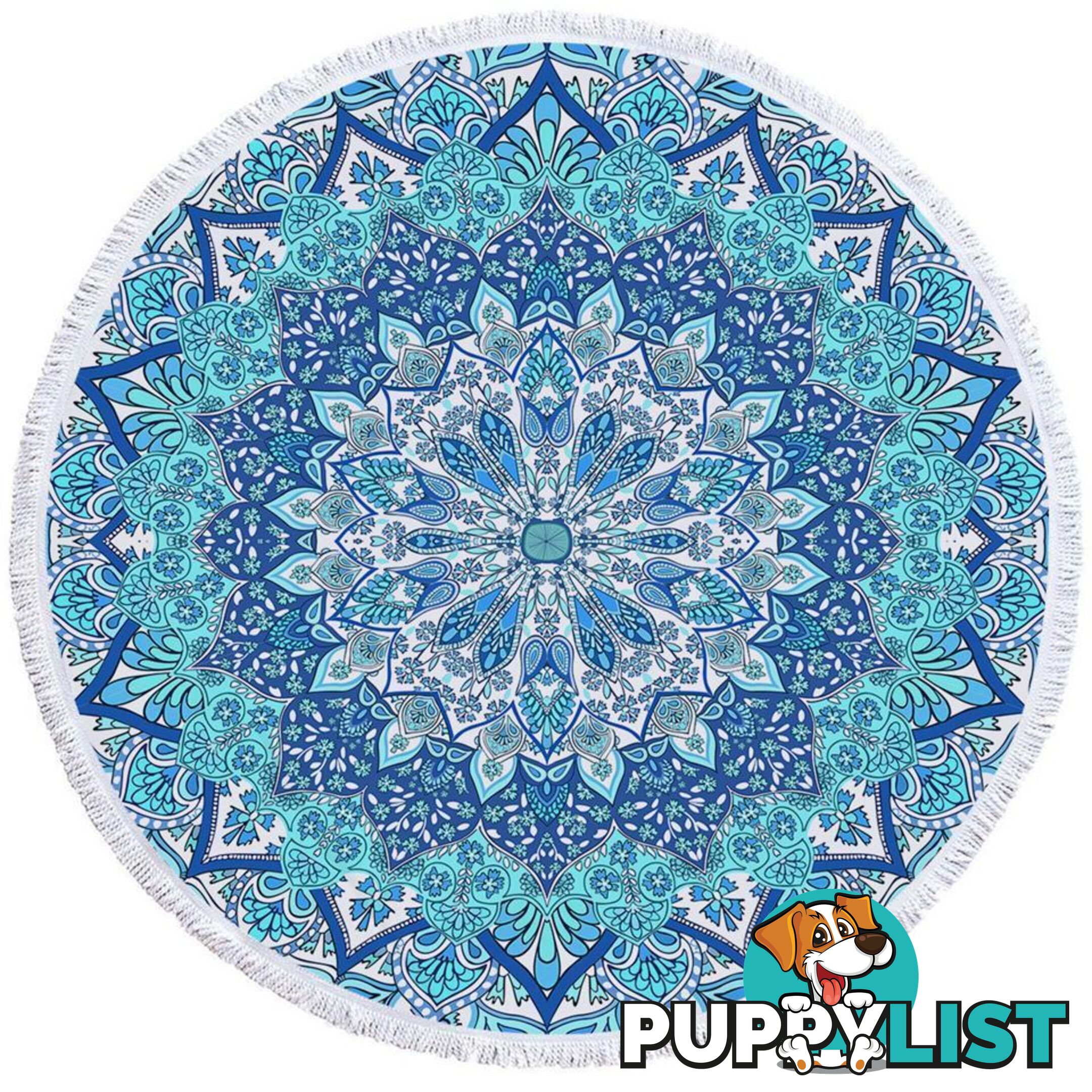 Light Blur Hues Mandala Beach Towel - Towel - 7427046326964