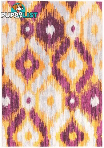 Dimensions Divinity Burst Aubergine Modern Rug - Unbranded - 9375321826051