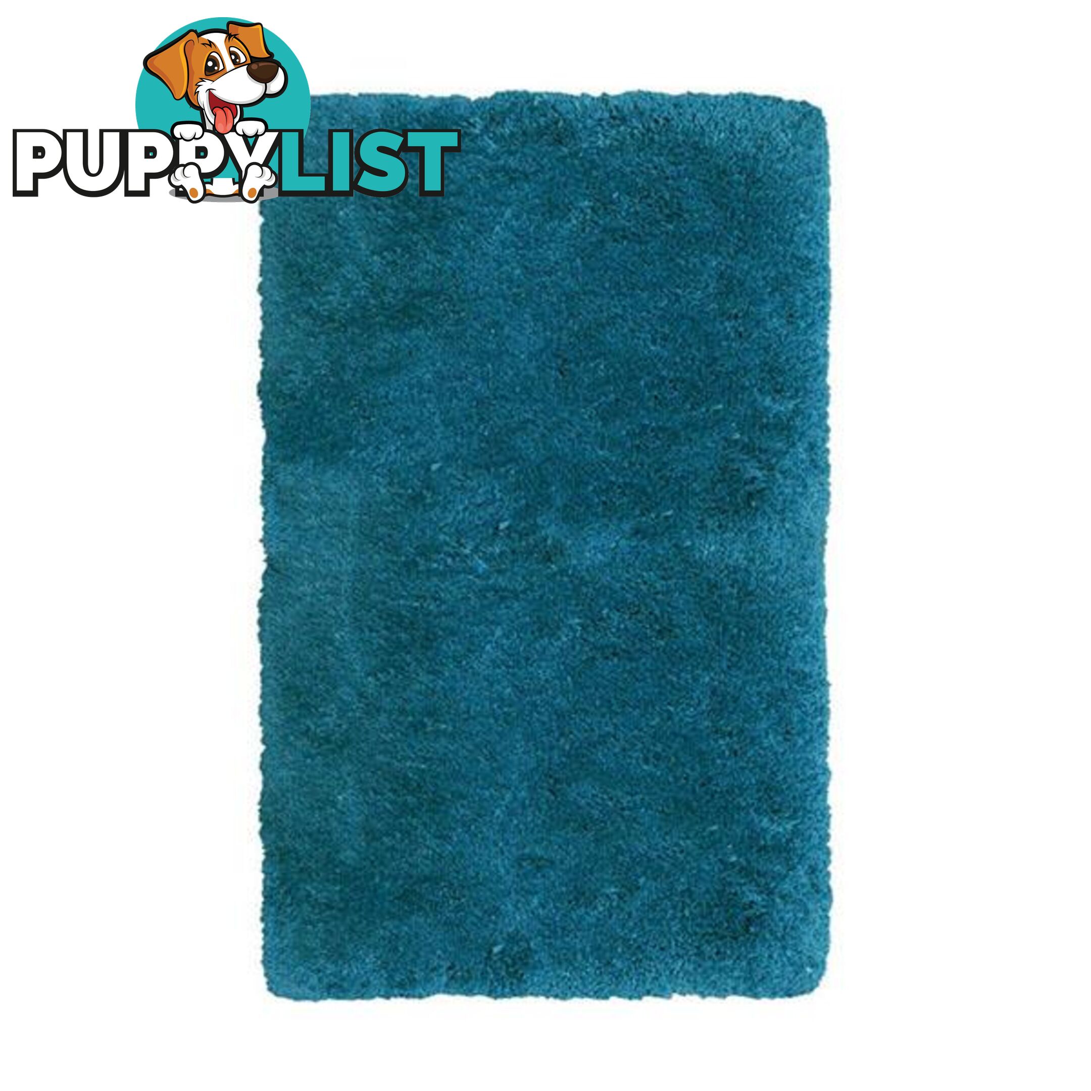 Non Shedding Urban French Blue Shag Rug - Unbranded - 787976631550