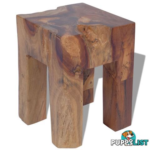 Stool Solid Teak 30 x 30 x 40 Cm - Unbranded - 8718475999058