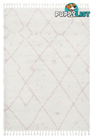 Saffron Yapboz Pink Rug - Unbranded - 9375321878463