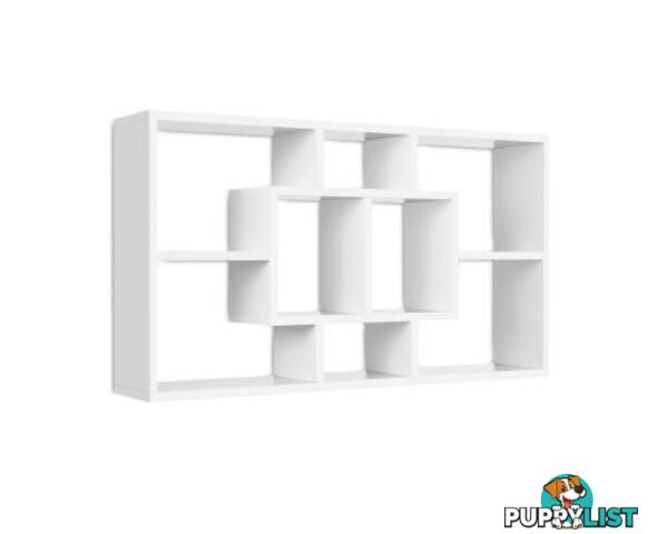 Floating Wall Shelf Diy Mount Storage Bookshelf Display Rack White - Artiss - 9355720014662