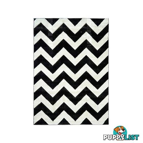 Picasso Chevron B And W Home Rug - Unbranded - 9324373027435