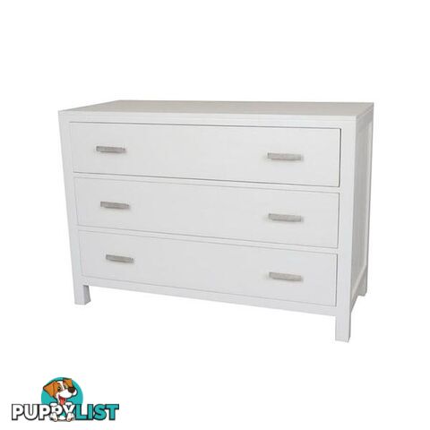 Catalina Crossed White Chest Of Drawers - Chest Drawer - 7427046211666