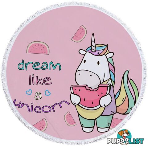 Dream Like a Unicorn Beach Towel - Towel - 7427046314893