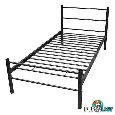 Bed Frame Black Metal - Unbranded - 787976575694