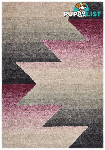 Prism Penny Pink Grey Rug - Unbranded - 9375321832465