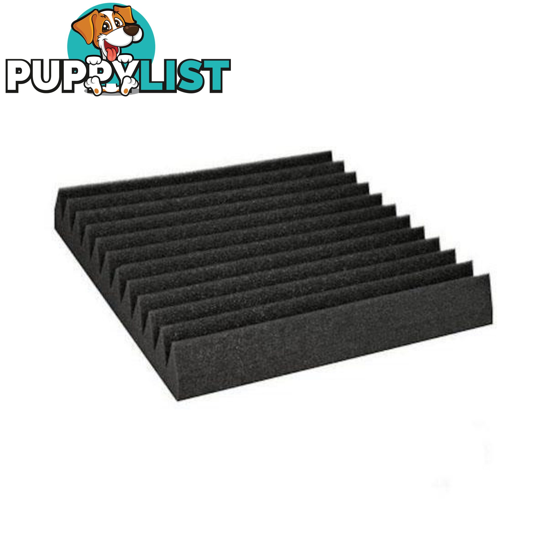 60 Pcs Studio Acoustic Foam 30x30cm Black Wedge - Unbranded - 7427046375450