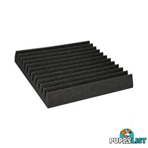 60 Pcs Studio Acoustic Foam 30x30cm Black Wedge - Unbranded - 7427046375450