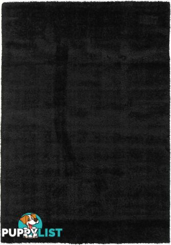 Puffy Soft Shag Black Rug - Unbranded - 7427046303460