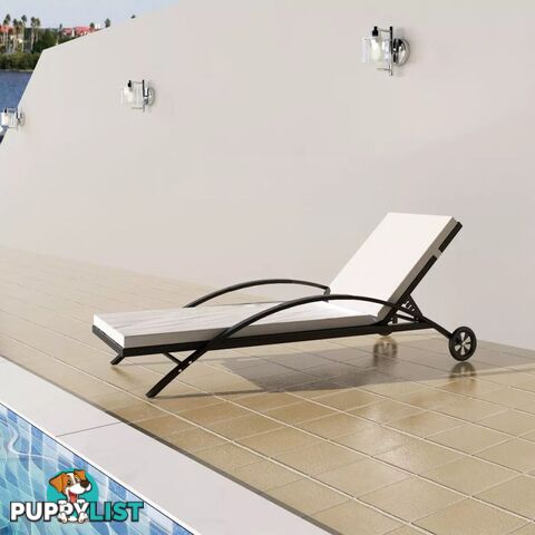 Poly Rattan Sun Lounger - Unbranded - 4326500417671