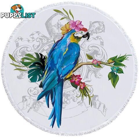 Colorful Parrot Beach Towel - Towel - 7427046320375