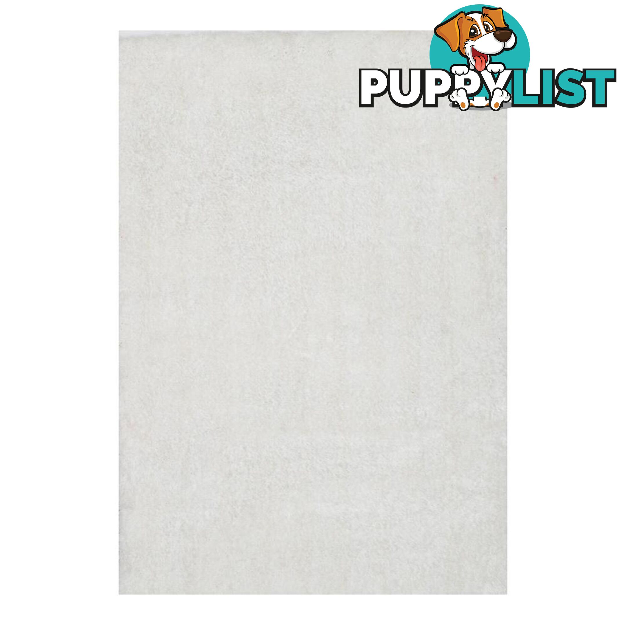 FIZZLE SHAGGY WHITE RUG - Unbranded - 7427046337649