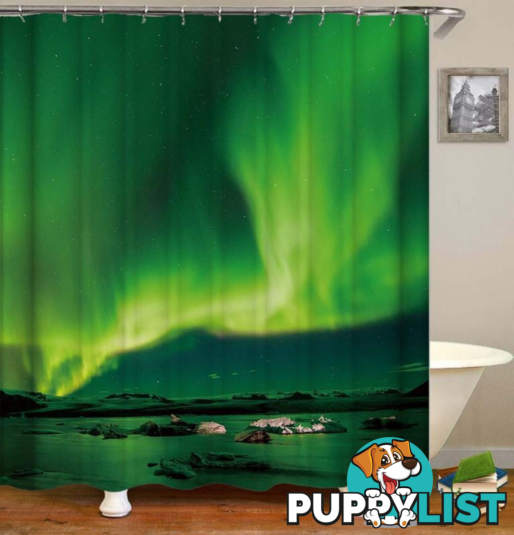 Aurora Shower Curtain - Curtain - 7427046140768