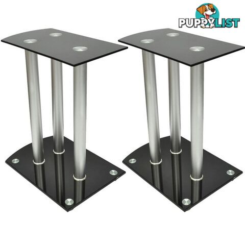 Aluminum Speaker Stands - Black (2pcs.) - Unbranded - 4326500419163