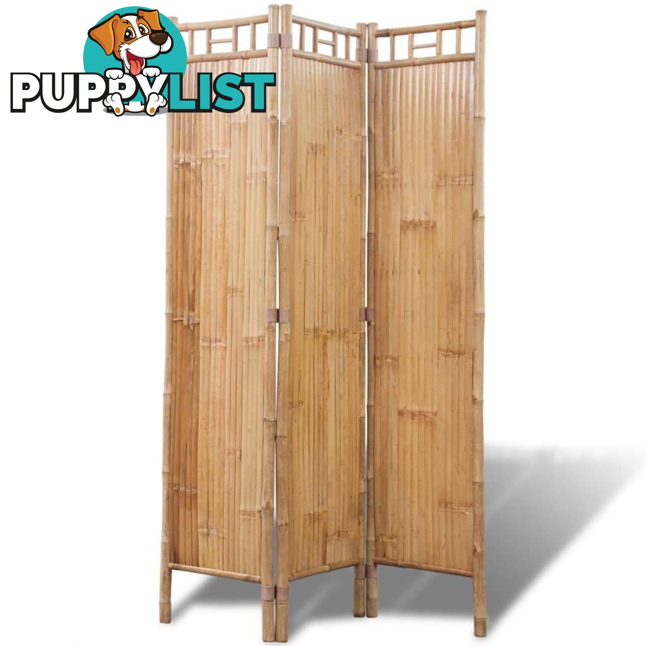 3-Panel Bamboo Room Divider - Unbranded - 9476062041533