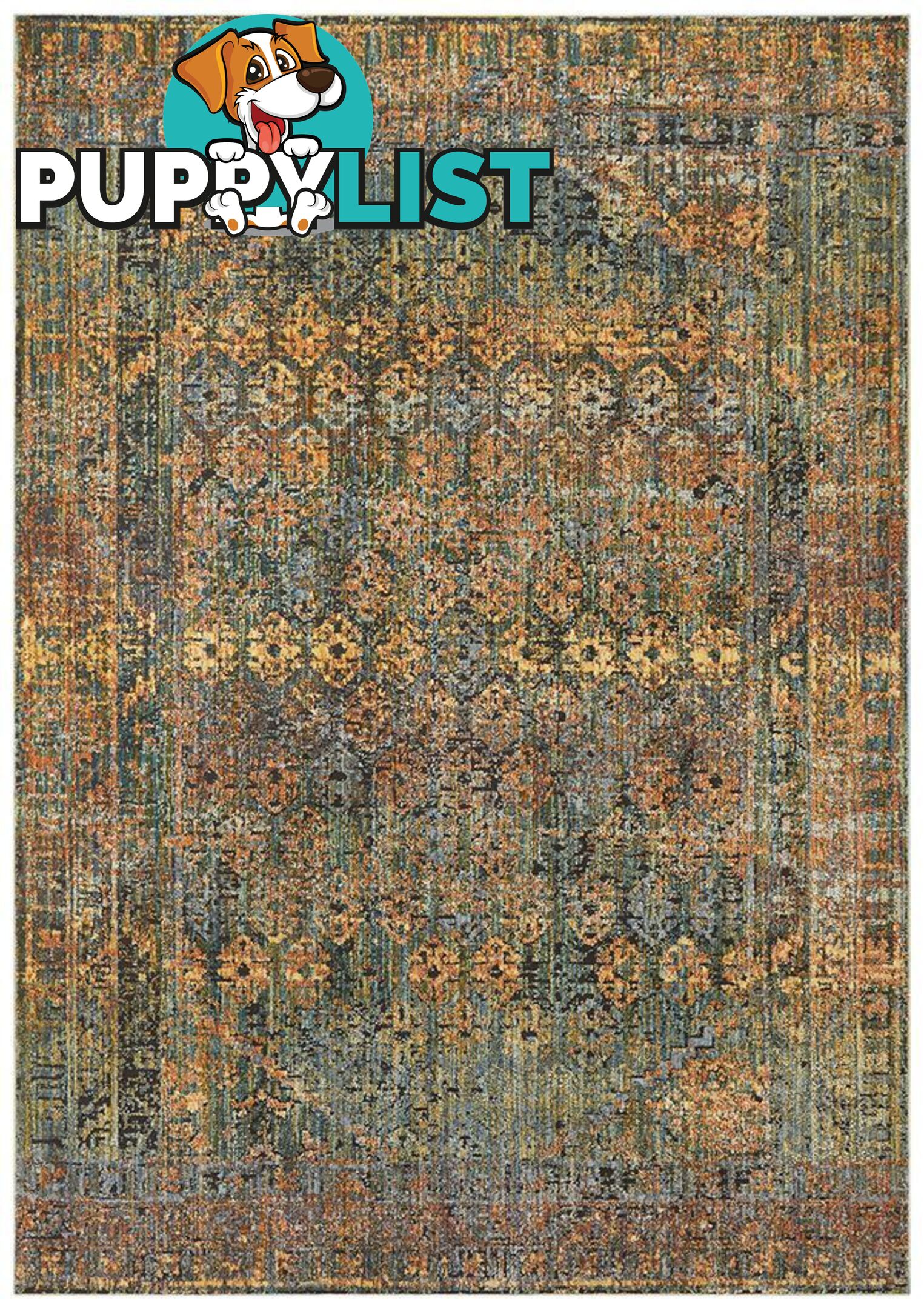 Jezebel Fluid Daylight Modern Blue Rug - Unbranded - 9375321827713