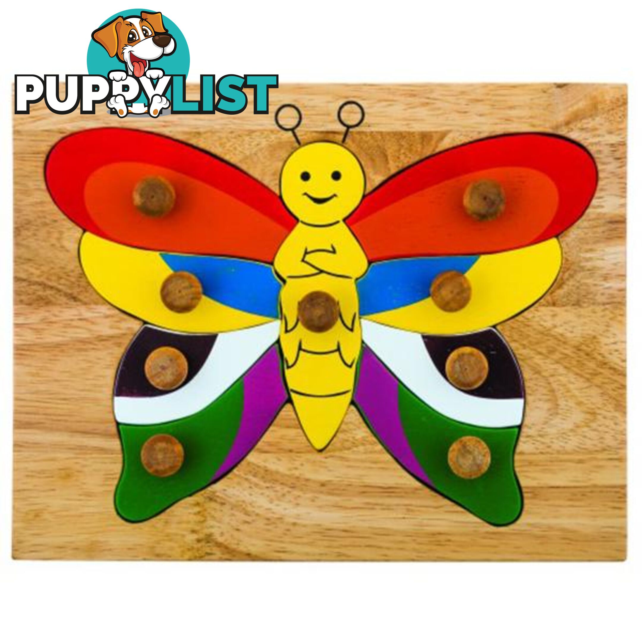 Butterfly Knob Puzzle - Qtoys - 8936074269598