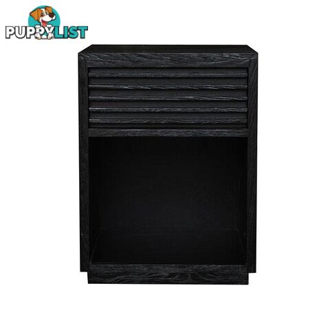 Bahama Bedside Table Black - Bedside table - 9320294108666