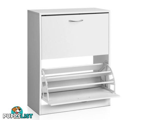 2 Door Shoe Cabinet - Artiss - 4344744420301